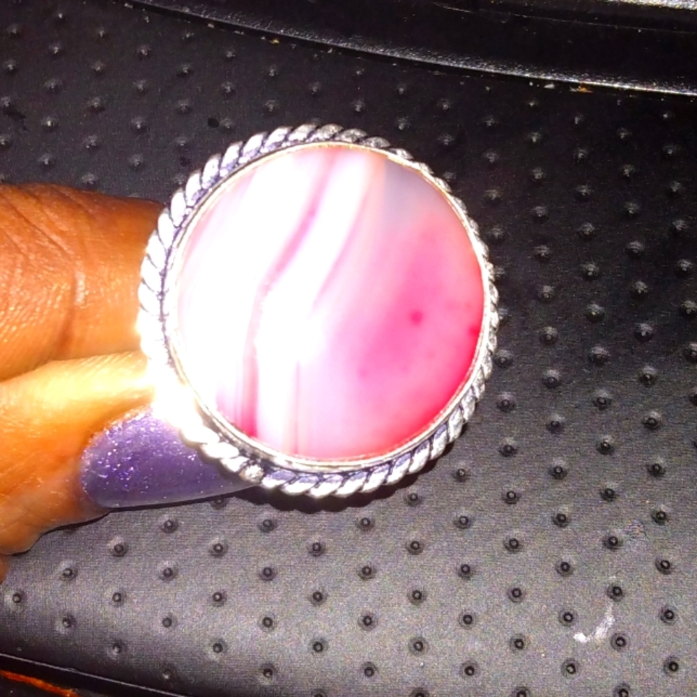 SOLD Bundle Anber - Pink Gem Stone Ring